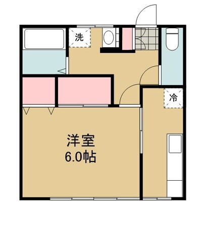 コーポファミーユの物件間取画像